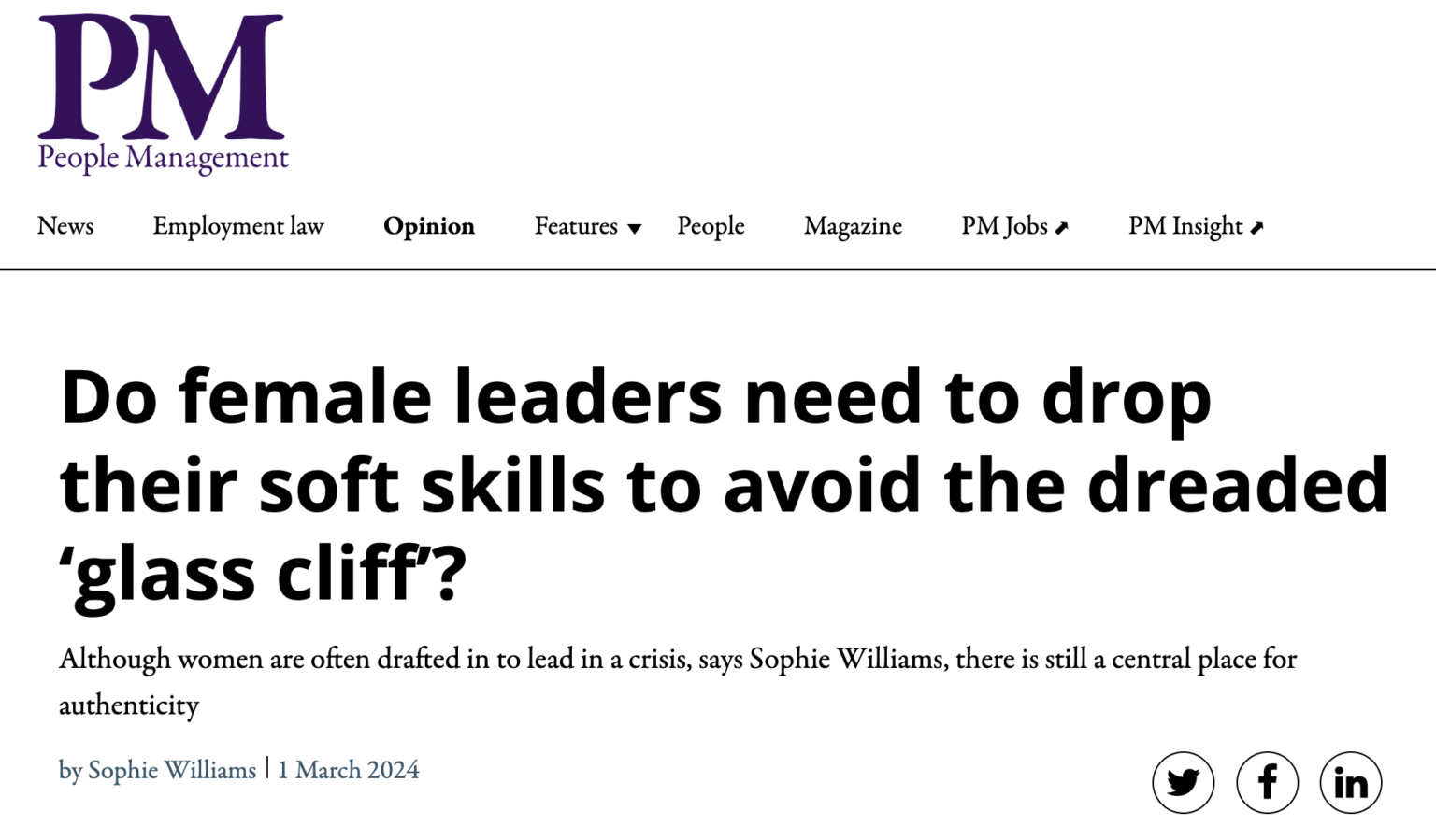 People Management: Do female leaders need to drop their soft skills to